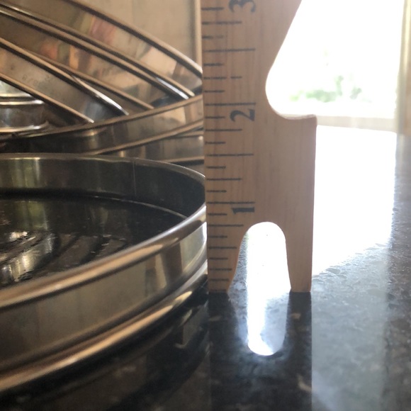 9” 22cm French Stainless Steel Tart Rings - Picture 4 of 6